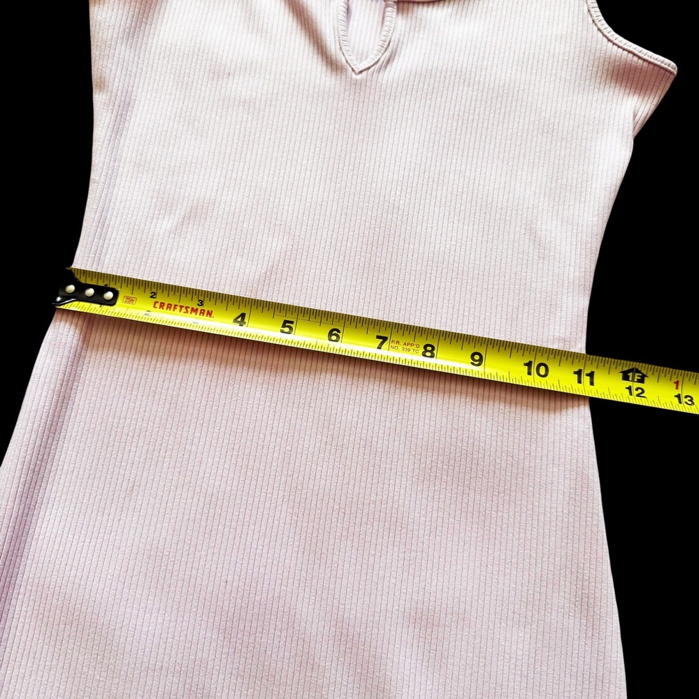 Bodycon basic Mini Dress bundle of 3 Pink Brown Medium NWOT minimalist soft girl - Picture 4 of 9